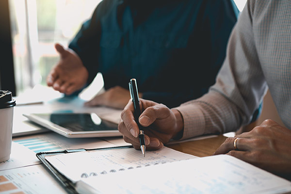 For Business - People Signing